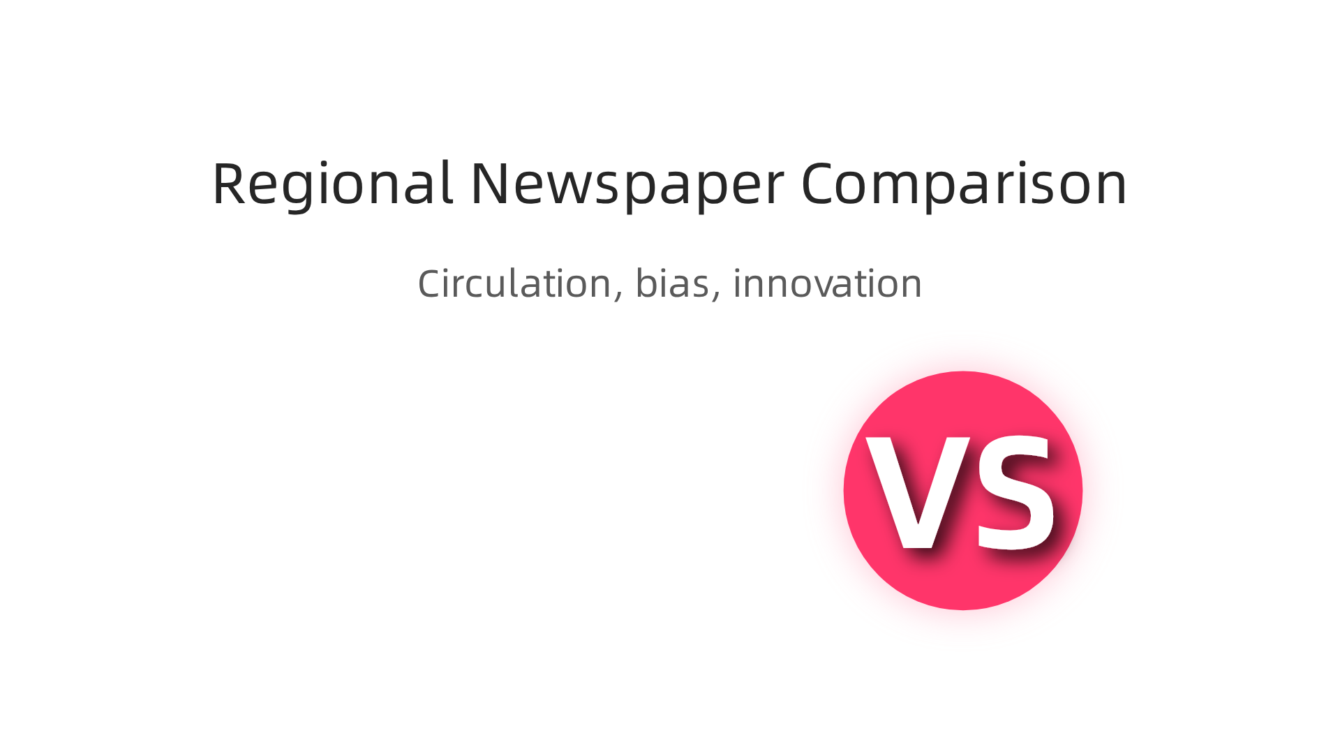 A comparative table highlighting key differences between The Arizona Republic, The Denver Post, and The Atlanta Journal-Constitution in terms of circulation, bias, and digital innovation.