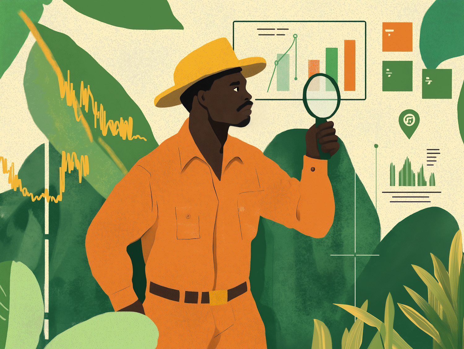 An academic researcher diligently analyzing data and source materials, representing the need for unbiased and vetted sources to ensure study validity.
