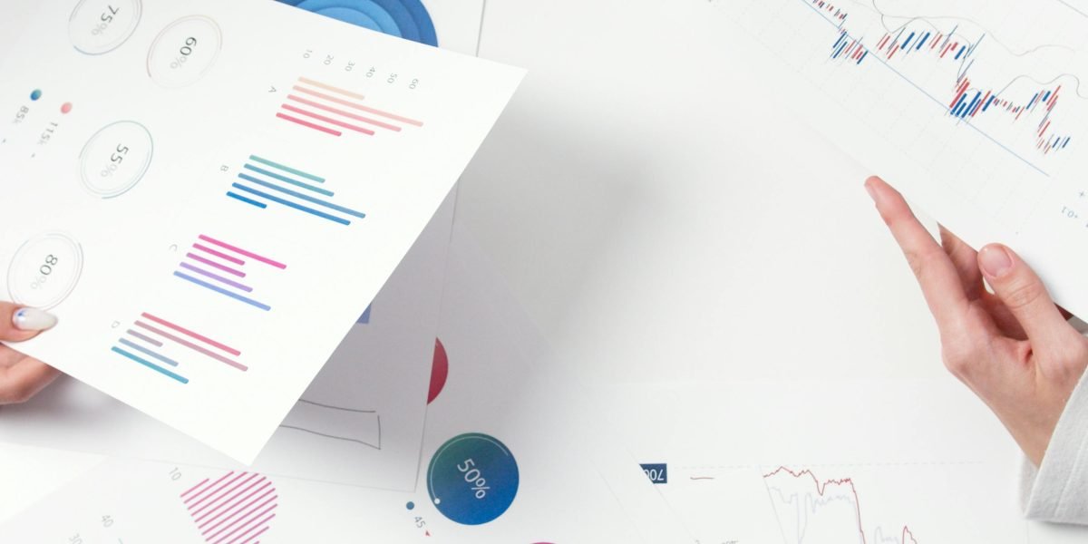 An analyst reviewing data charts and reports during a meeting, making data-driven decisions.