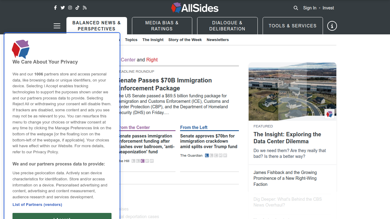 Understand media bias ratings through AllSides' multipartisan approach, blending reader feedback and expert analysis.