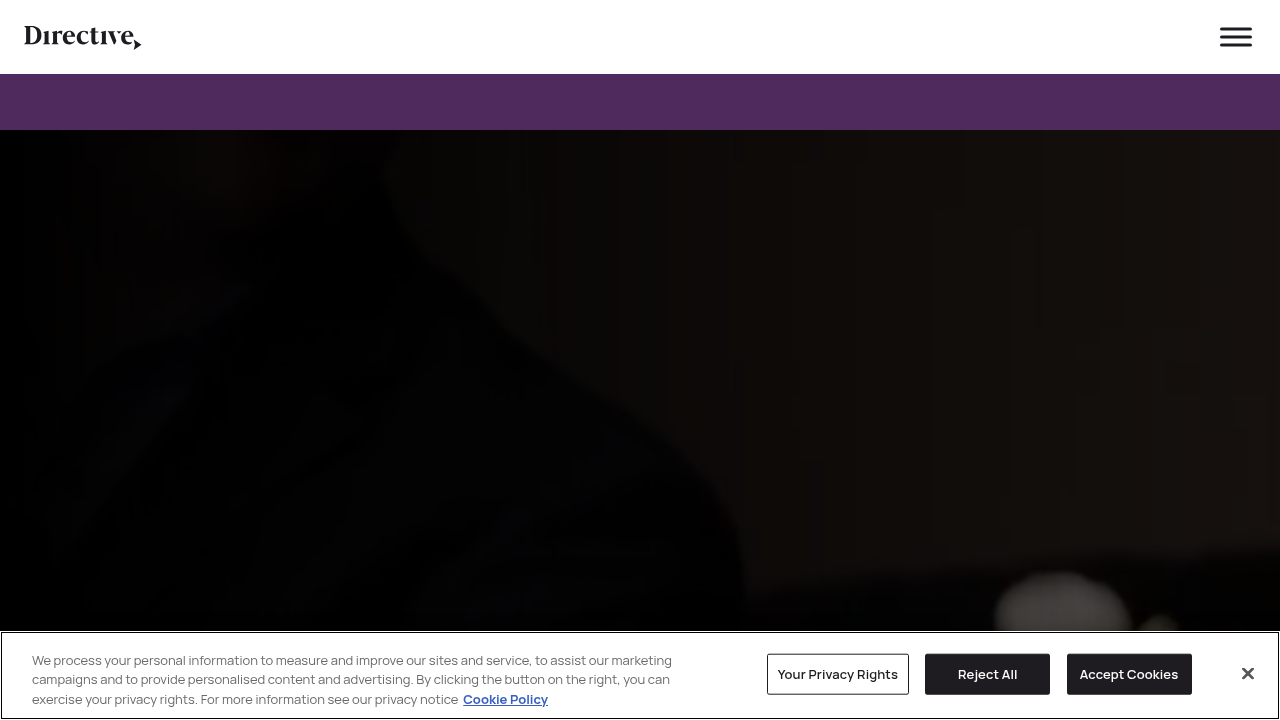 A marketing agency's website, representing the diverse services offered by different advertising agency types.