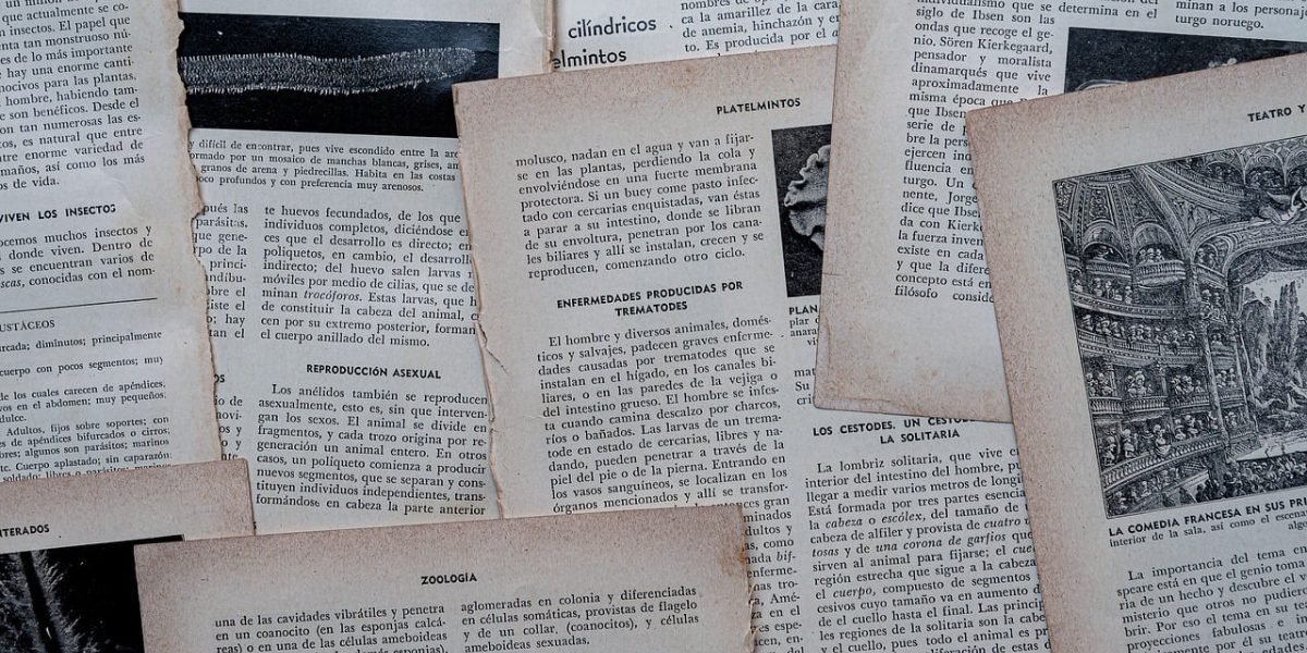 A person in a library or archive, researching historical documents, symbolizing the deep history of local newspapers.